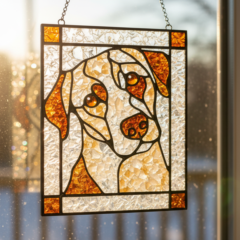 Crushed Glass Pet Sun Catchers
