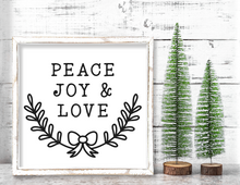 Christmas 18x18 framed signs