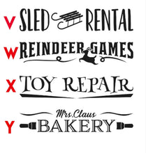 Christmas Directional Sign-12/19/23