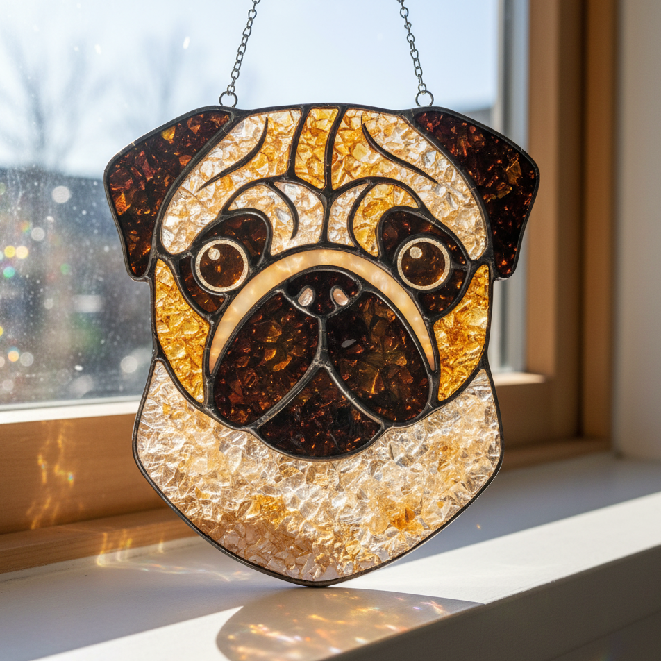 Crushed Glass Pet Sun Catchers