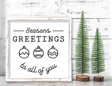 Christmas 18x18 framed signs
