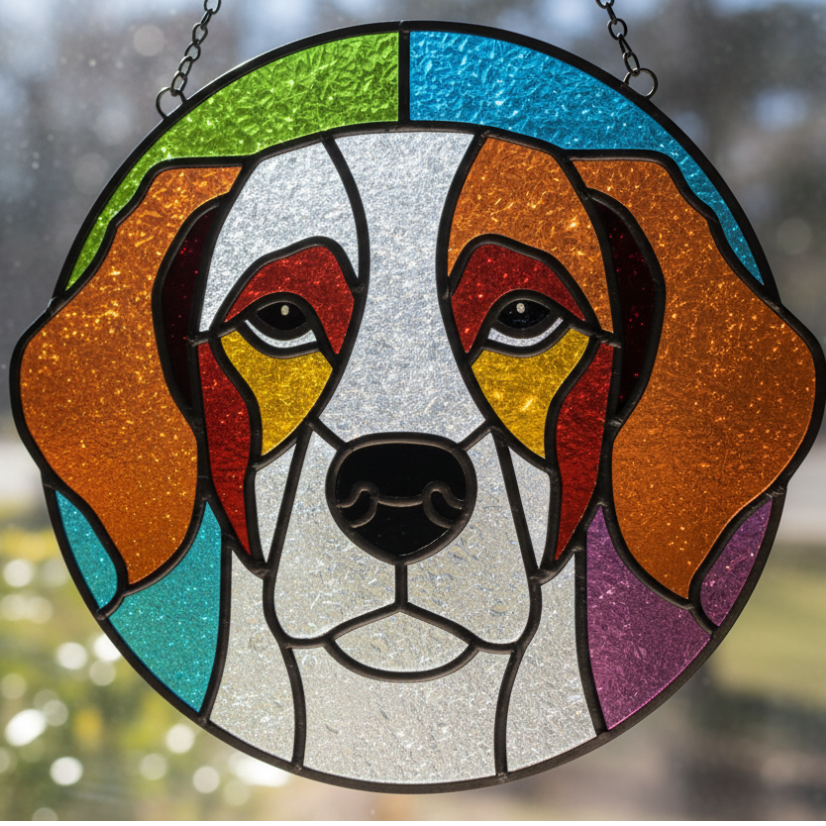 Crushed Glass Pet Sun Catchers