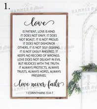 Large Framed Signs
