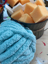 chunky knit blanket