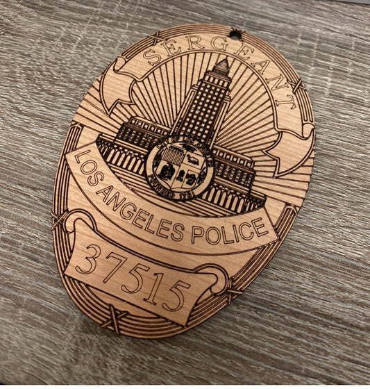 LEO/EMS/FIRE badge ornaments