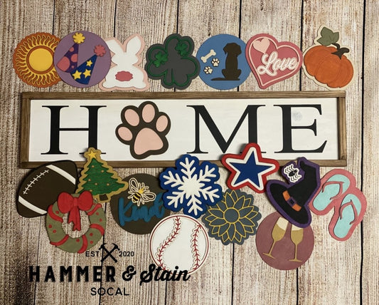 Interchangeable Home Signs