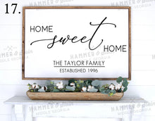 Large Framed Signs