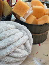 chunky knit blanket