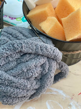 chunky knit blanket