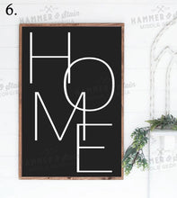 Large Framed Signs