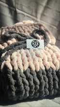 chunky knit blanket