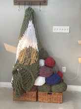 chunky knit blanket
