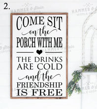Large Framed Signs